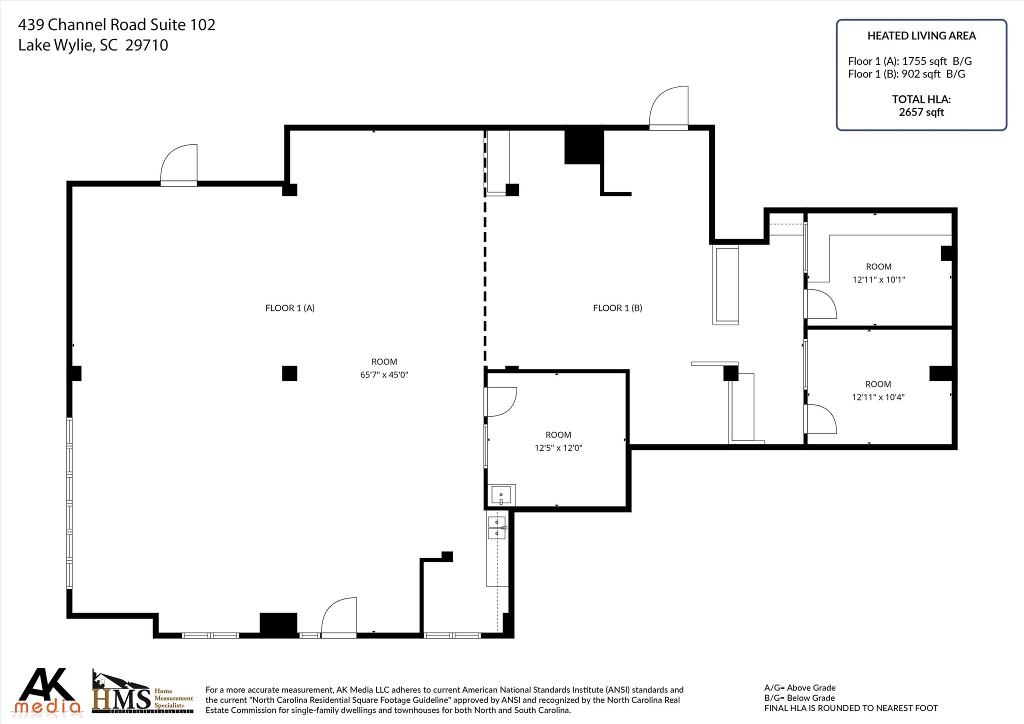 439 Channel Rd, Clover, SC for lease Floor Plan- Image 1 of 42