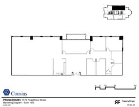 1170 Peachtree St, Atlanta, GA for lease Floor Plan- Image 1 of 1