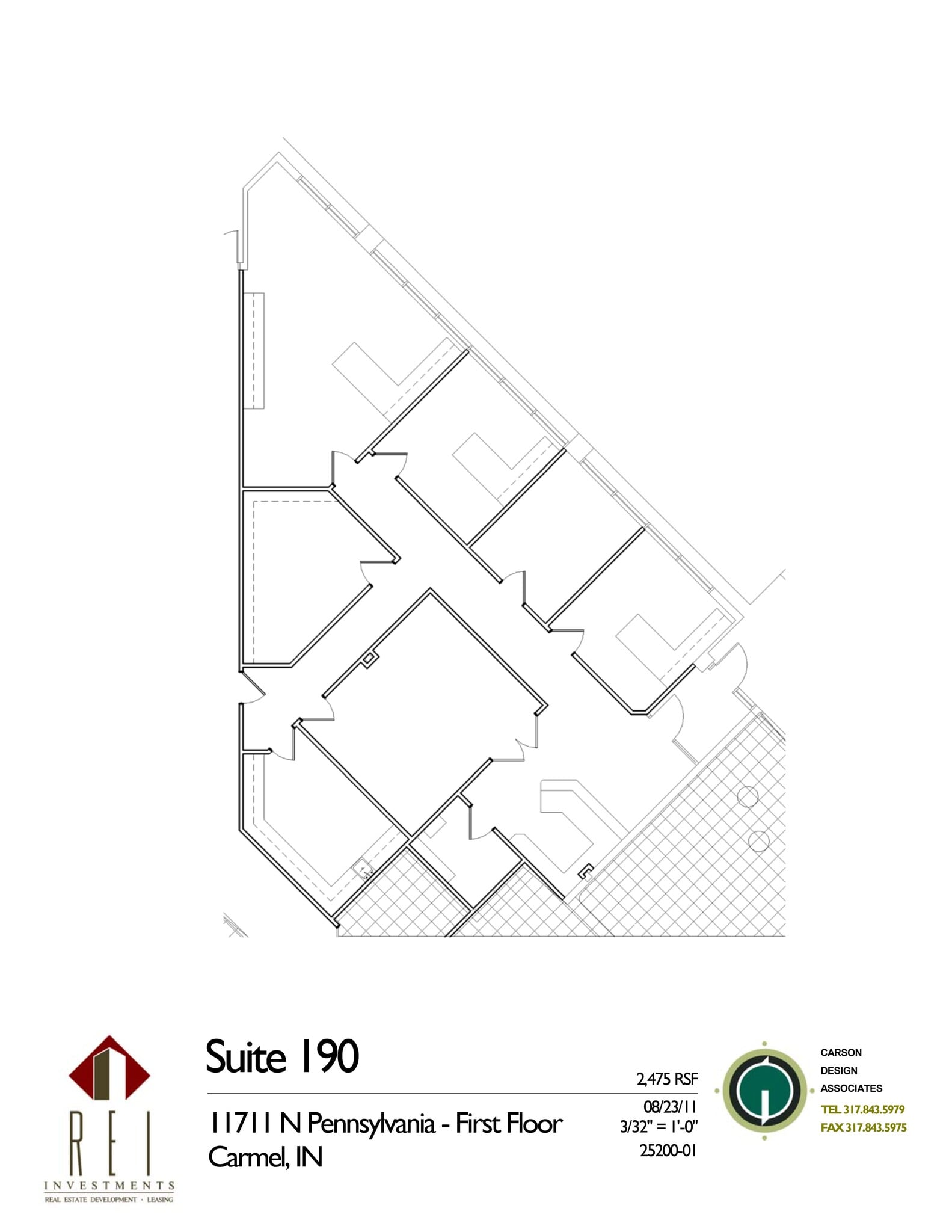 11711 N Pennsylvania St, Carmel, IN for lease Site Plan- Image 1 of 1