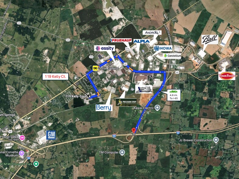 119 Kelly Ct, Bowling Green, KY à vendre - Aérien - Image 2 de 5