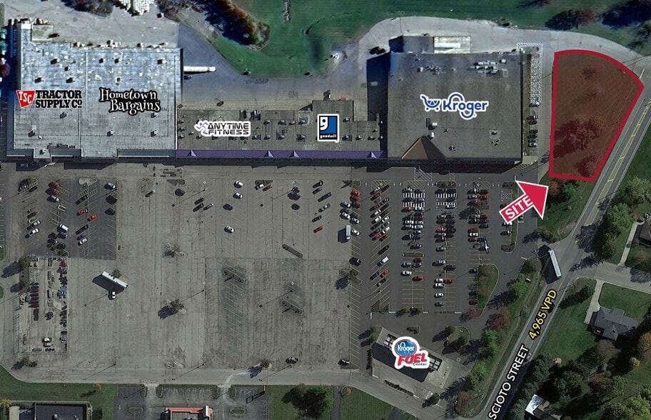 1637-1639 E US Highway 36, Urbana, OH for sale - Aerial - Image 2 of 2