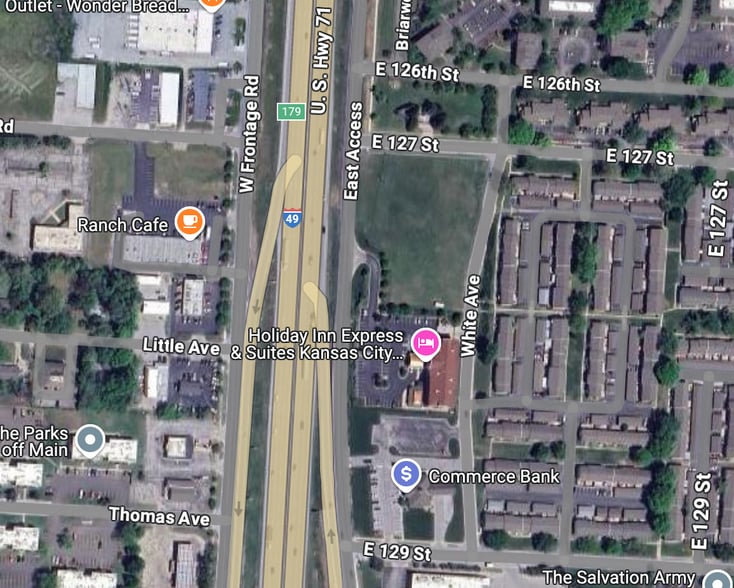 12701 Frontage Road, Grandview, MO for sale - Aerial - Image 1 of 2