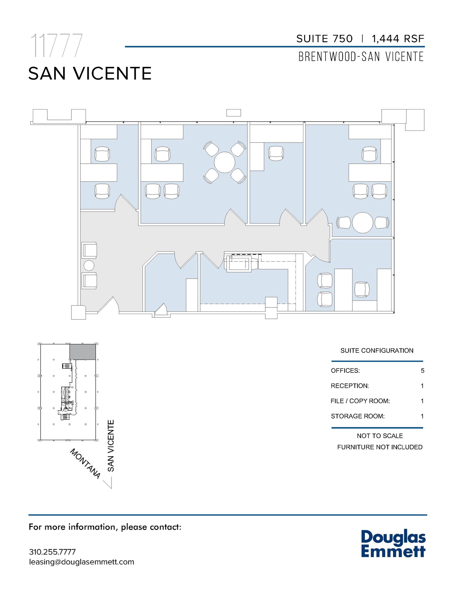 11777 San Vicente Blvd, Los Angeles, CA for lease Floor Plan- Image 1 of 1