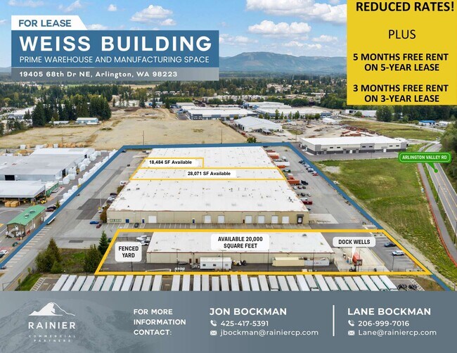 Plus de détails pour 19405 68th Dr NE, Arlington, WA - Industriel à louer
