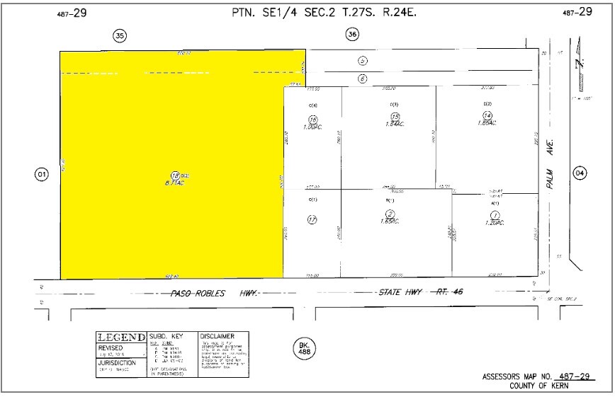 2420 CA- 46, Wasco, CA à vendre - Plan cadastral - Image 2 de 2