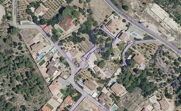 Alzira, VAL - Aerial map view