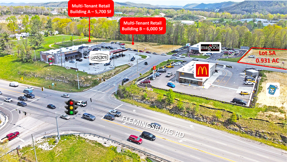 1710-1720 Flemingsburg Rd, Morehead, KY for lease - Aerial - Image 2 of 11