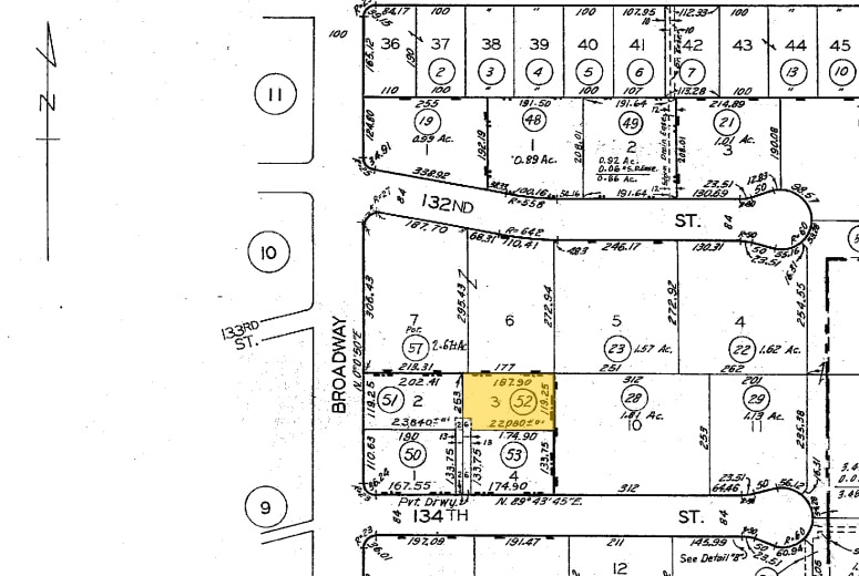 215 W 134th St, Los Angeles, CA à vendre - Plan cadastral - Image 2 de 4
