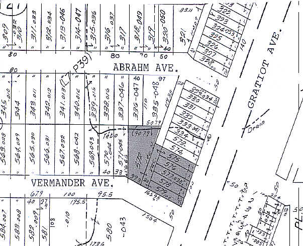 34705 S Gratiot Ave, Clinton Township, MI à louer - Plan cadastral - Image 2 de 34