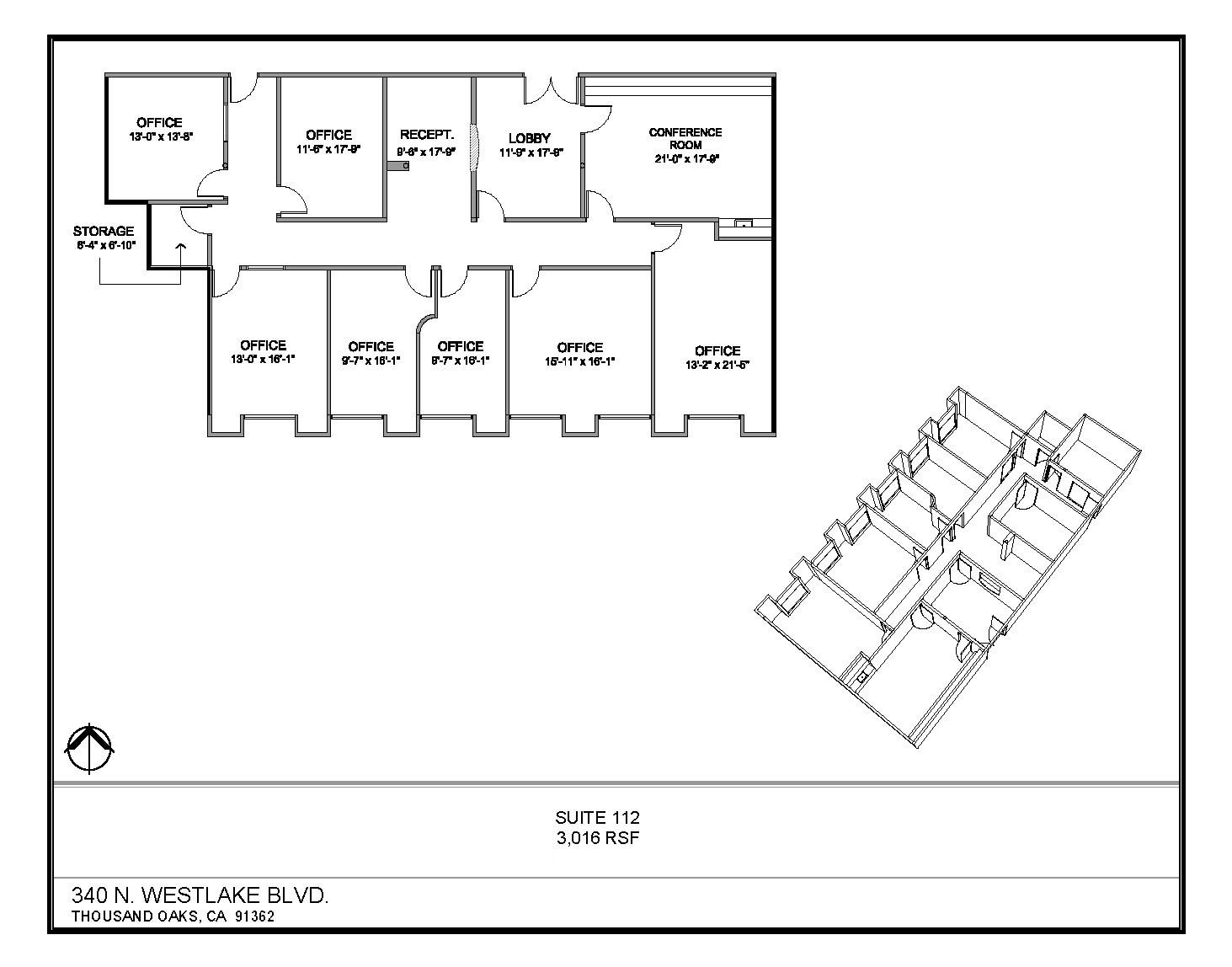 250 N Westlake Blvd, Westlake Village, CA for lease Floor Plan- Image 1 of 1