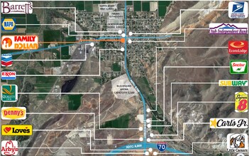 22 S State St, Salina, UT - Aérien  Vue de la carte