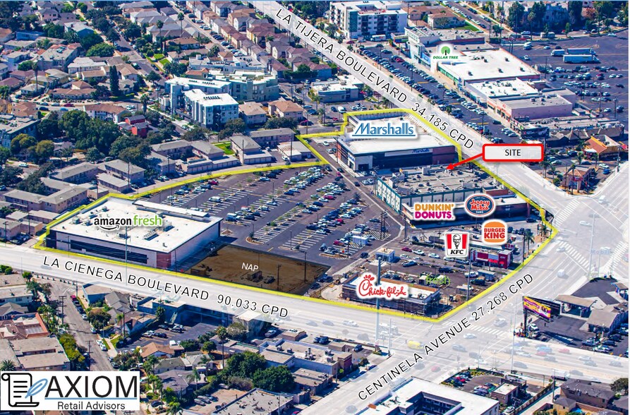 6840-6854 La Tijera Blvd, Los Angeles, CA à louer - Photo du bâtiment - Image 1 de 3