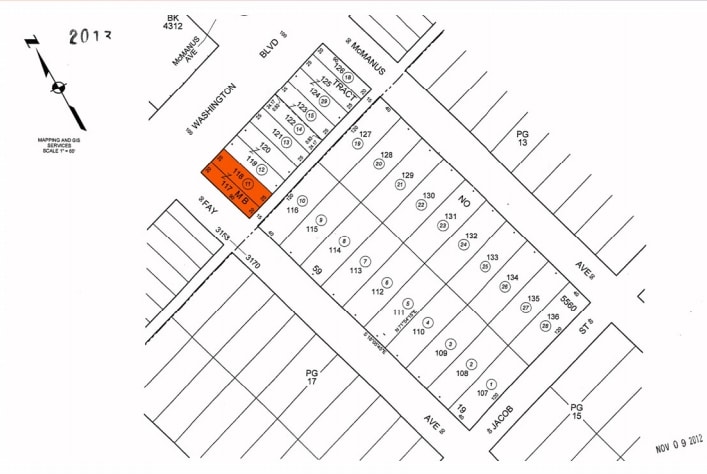 8534 Washington Blvd, Culver City, CA for lease - Plat Map - Image 3 of 7