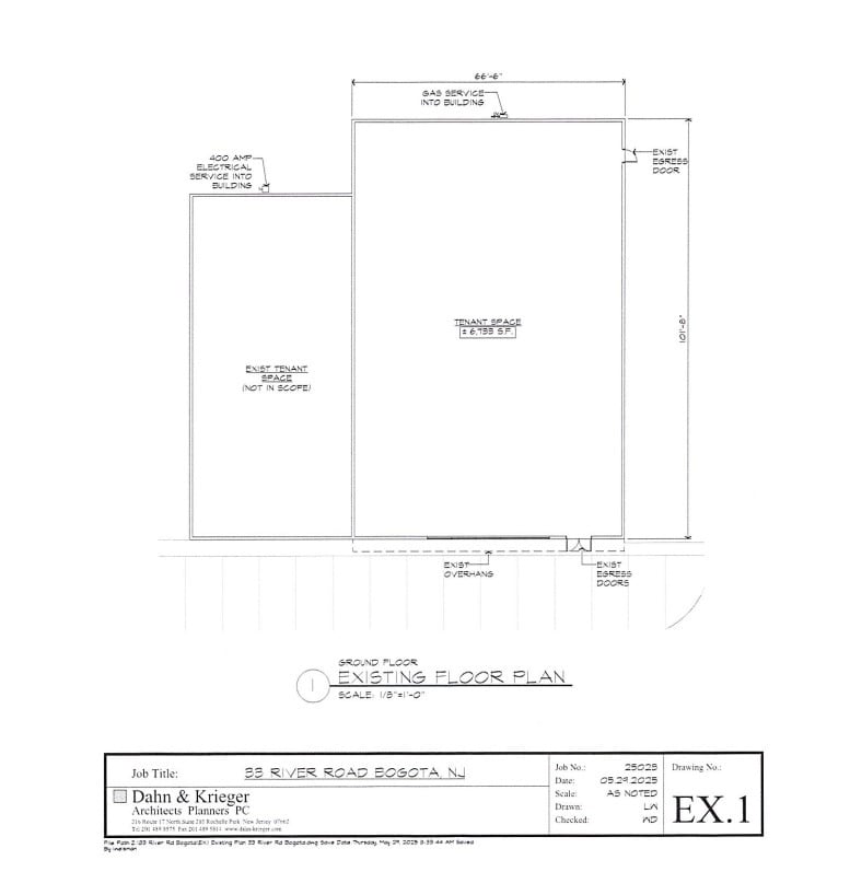 33 River Rd, Bogota, NJ for lease Floor Plan- Image 1 of 1
