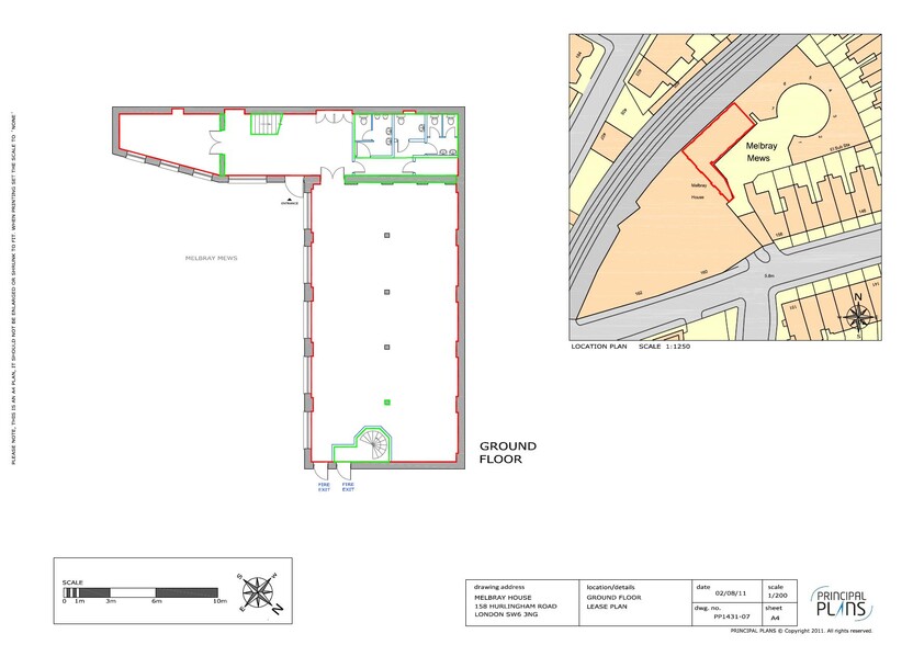 158 Hurlingham Rd, London for lease - Floor Plan - Image 3 of 13