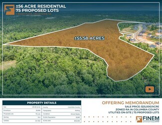Plus de détails pour 00 Baker Place Rd, Grovetown, GA - Terrain à vendre