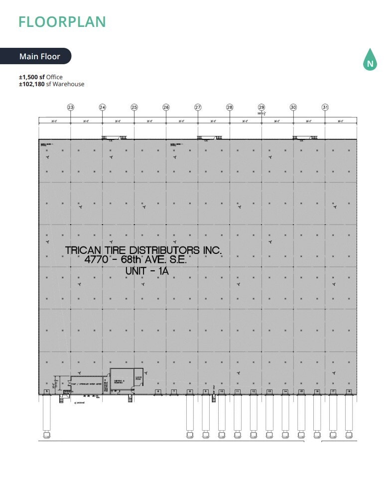 4660-4770 68 Ave SE, Calgary, AB for lease Floor Plan- Image 1 of 1