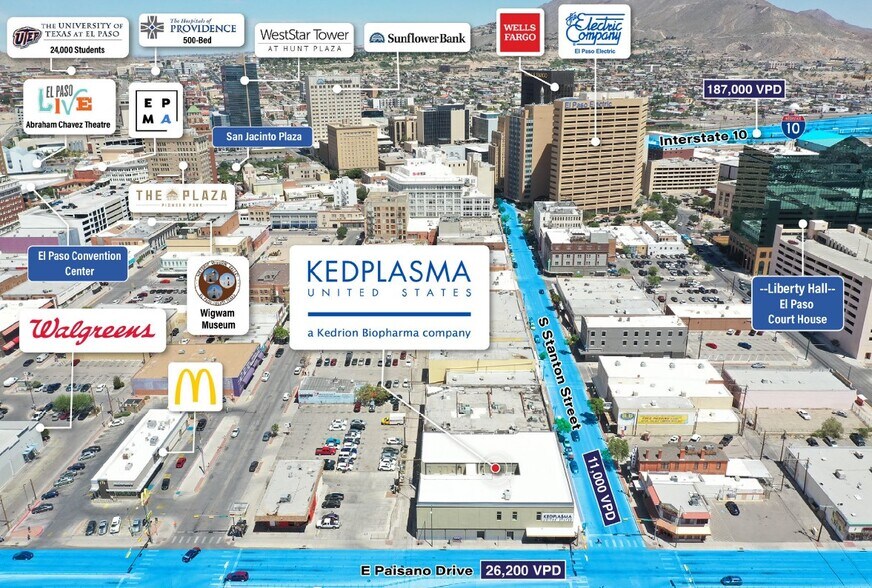 313 S Stanton St, El Paso, TX à vendre - Photo du bâtiment - Image 2 de 2