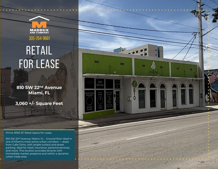 810 SW 22nd Ave, Miami, FL for lease - Building Photo - Image 1 of 7
