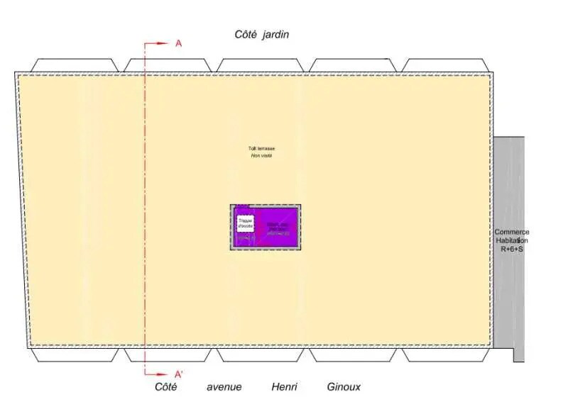 62 Avenue Henri Ginoux, Montrouge à louer - Plan de site - Image 2 de 16