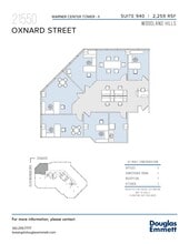 21550 Oxnard St, Woodland Hills, CA à louer Plan d’étage- Image 1 de 1