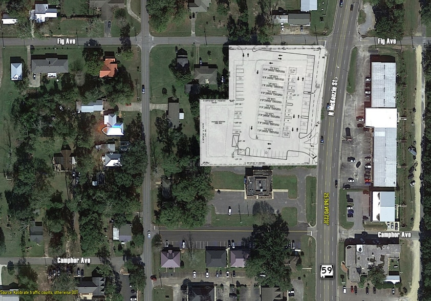 915-947 N McKenzie St, Foley, AL for lease - Aerial - Image 2 of 3