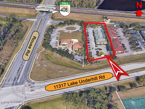11317 Lake Underhill Rd, Orlando, FL - AERIAL  map view