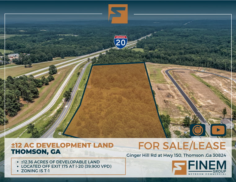 00 Ginger Hill Rd, Thomson, GA for lease - Building Photo - Image 1 of 16