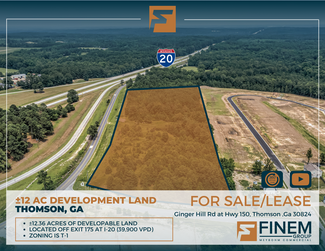 More details for 00 Ginger Hill Rd, Thomson, GA - Land for Lease