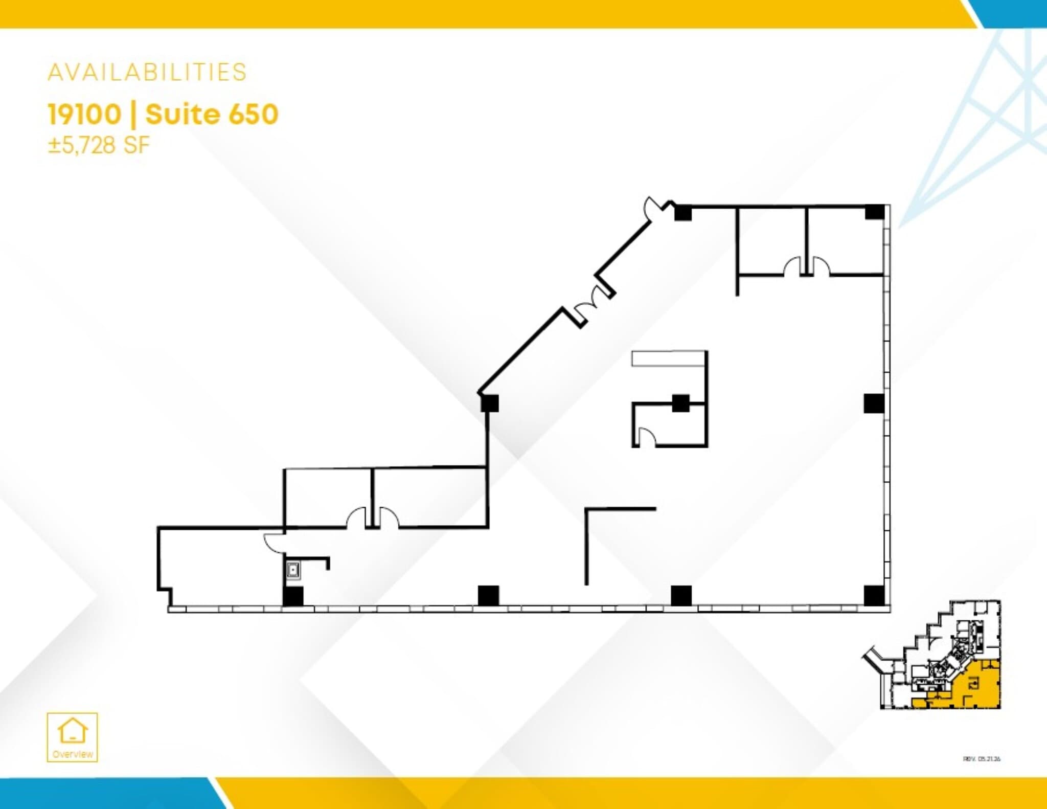 19100-19200 Von Karman Ave, Irvine, CA for lease Floor Plan- Image 1 of 2