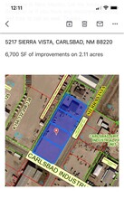 5217 Sierra Vista Dr, Carlsbad, NM - Aérien  Vue de la carte