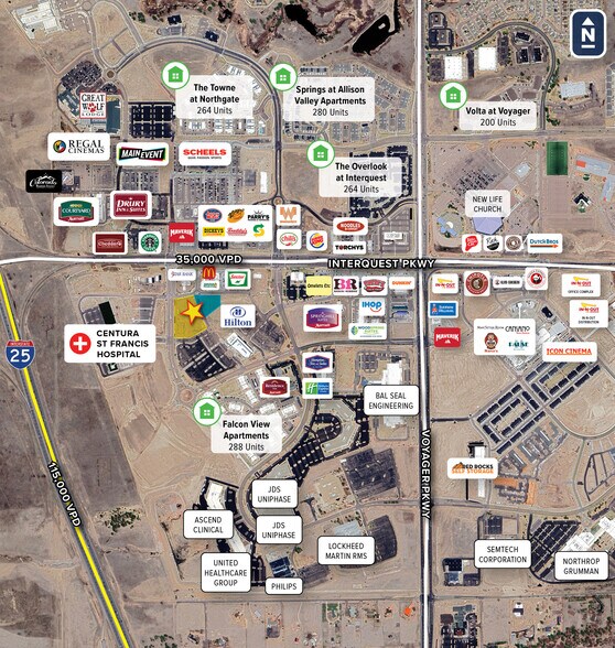 10833-10859 New Allegiance Dr, Colorado Springs, CO for sale - Aerial - Image 2 of 3