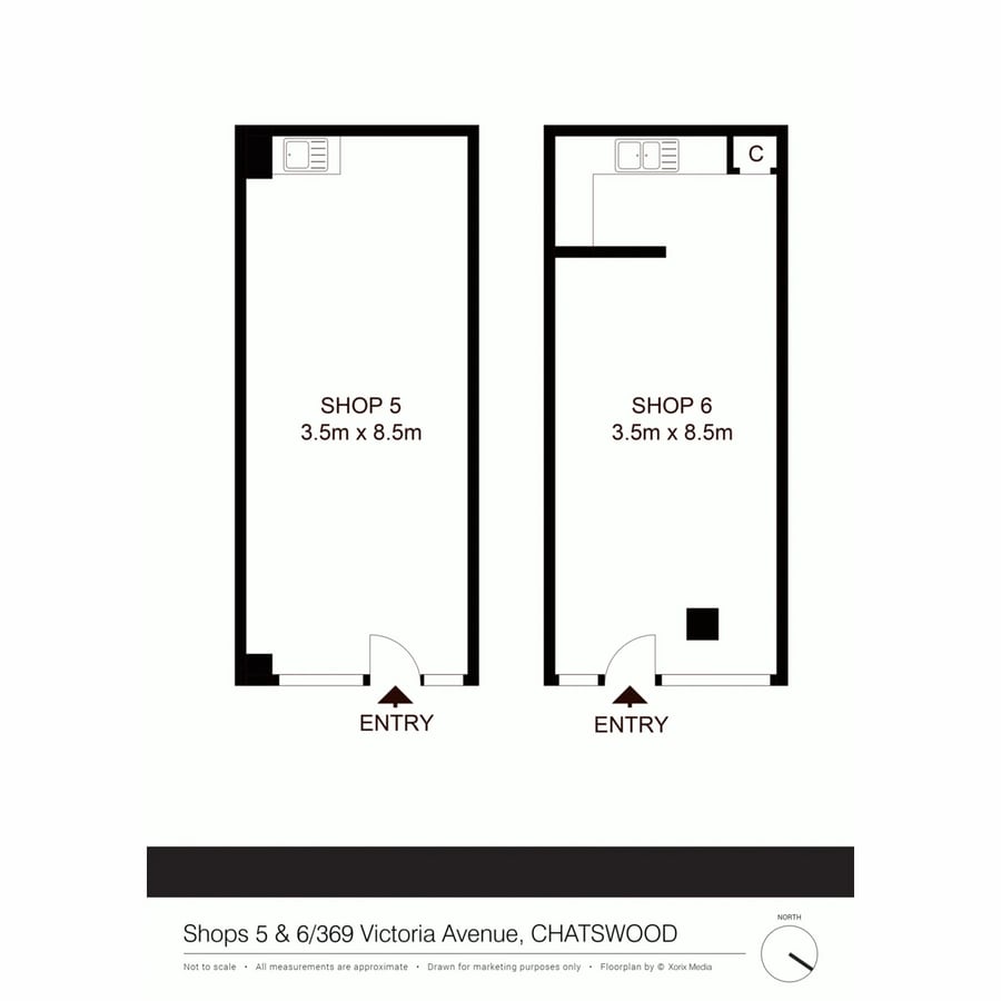 369 Victoria Ave, Chatswood, NSW 2067 - Unit 5 - - Floor Plan - Image 1 of 3