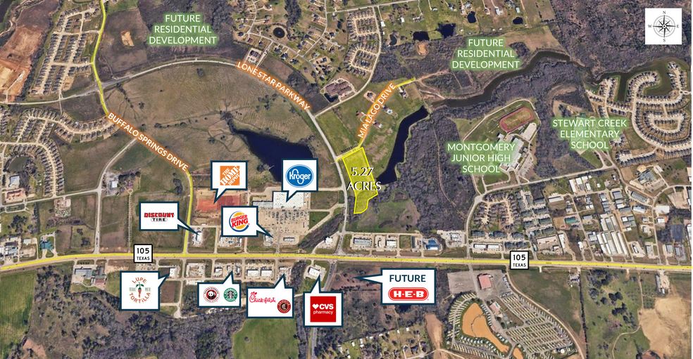 Mia Lago & Lonestar Parkway, Montgomery, TX à vendre - Photo du bâtiment - Image 2 de 7