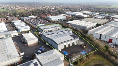 Northfield Rd, Southam, WAR - Aérien  Vue de la carte