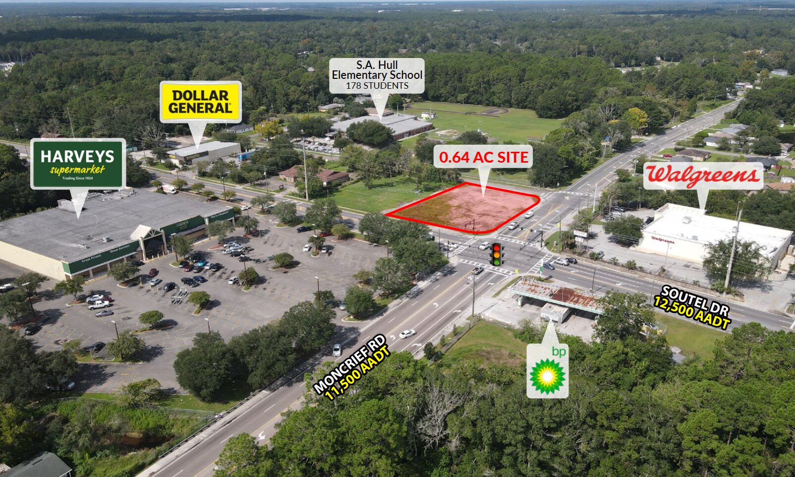 5402 Moncrief Rd W, Jacksonville, FL à vendre Photo du bâtiment- Image 1 de 5