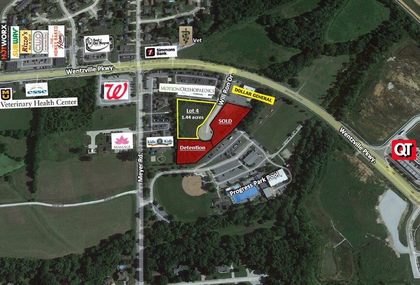 Will Ron Drive & Wentzville Parkway Lot 4, Wentzville, MO for sale - Building Photo - Image 1 of 3