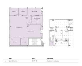 6555 Rock Spring Dr, Bethesda, MD à louer Plan d’étage- Image 1 de 1