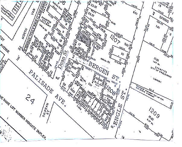 21-23 N Dean St, Englewood, NJ for lease - Plat Map - Image 2 of 20