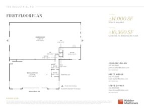 758 Industrial Rd, San Carlos, CA à louer Plan d’étage- Image 1 de 1