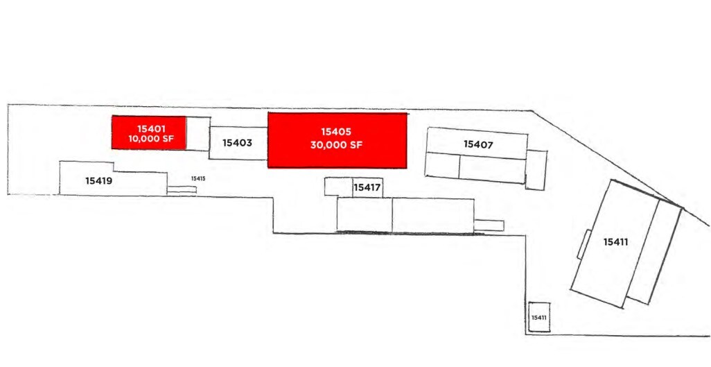 15401 Chatfield Ave, Cleveland, OH à louer Plan de site- Image 1 de 1