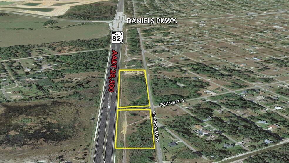 1278 Meadow, Lehigh Acres, FL à vendre - Aérien - Image 2 de 7