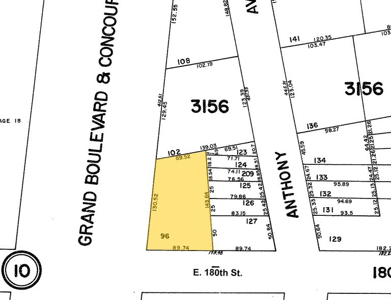 2080-2090 Grand Concourse, Bronx, NY à louer - Plan cadastral - Image 3 de 6