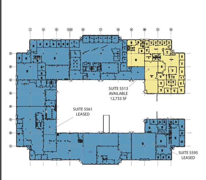 5501-5599 W 74th St, Indianapolis, IN à louer - Plan d’étage - Image 2 de 2