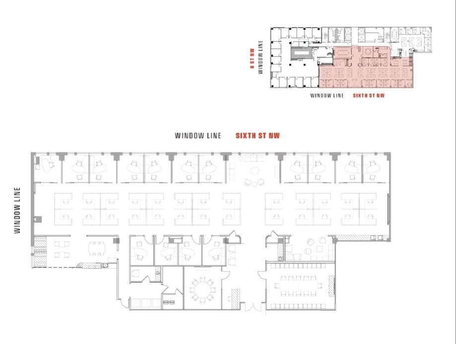 777 6th St NW, Washington, DC à louer Plan d’étage- Image 1 de 1