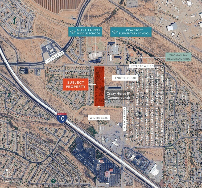 Littletown Rd & Craycroft Rd, Tucson, AZ à vendre Photo principale- Image 1 de 1