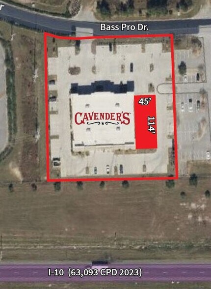 32000 Bass Pro Dr, Spanish Fort, AL for lease - Aerial - Image 2 of 2