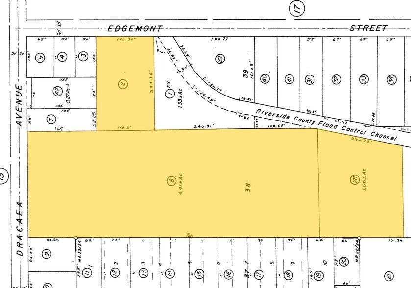 21691 Dracaea Ave, Moreno Valley, CA à vendre - Plan cadastral - Image 2 de 3