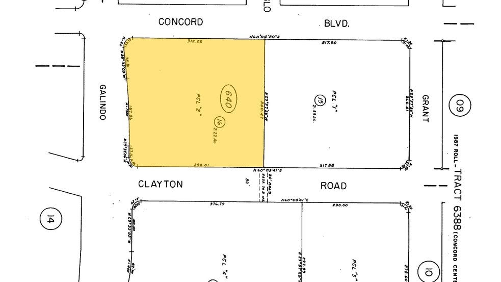 2001 Clayton Rd, Concord, CA for lease - Plat Map - Image 2 of 20