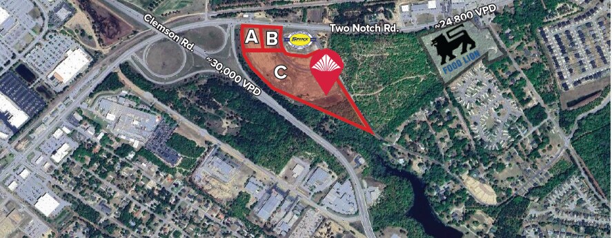 10444 Two Notch Rd, Columbia, SC à vendre - Photo du bâtiment - Image 2 de 4